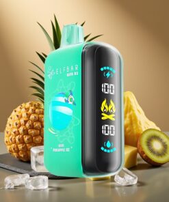 ELF BAR RAYA D3 25000 Puffs Disposable Vape Kiwi Ananas IJs met 23ml Vloeistof & Type-C Opladen
