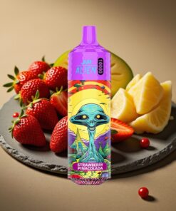 JNR Alien 10000 Puffs Wegwerp Vape Aardbei Pina Colada 20ml & RGB LED
