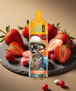 JNR Alien 10000 Puffs Wegwerp Vape Aardbei Snoep IJs met 850mAh & RGB LED