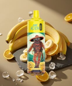 JNR Alien 10000 Puffs Wegwerp Vape Banaanijs met 850mAh & RGB-verlichting