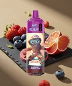 JNR Alien 10000 Puffs Wegwerp Vape Blauwe Bubbelgom 20ml & Type-C
