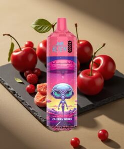 JNR Alien 10000 Puffs Wegwerp Vape Kers Bes met 850mAh & RGB LED