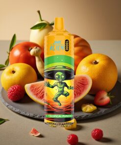 JNR Alien 10000 Puffs Wegwerp Vape Tropische Punch met 850mAh & RGB-verlichting