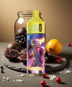 JNR Alien 10000 Puffs Wegwerp Vape Zwarte Draak IJs met 850mAh & RGB-verlichting