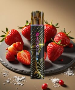 JNR Black&Golden 800 Puffs Wegwerp Vape Aardbei IJs 550mAh