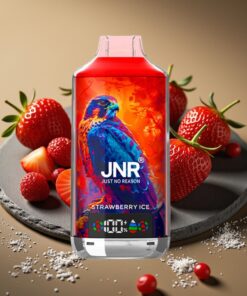 JNR Falcon X 18000 Puffs Wegwerp Vape Aardbei Ijs met 24ml & Dual Mesh Coil