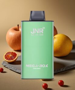 JNR Mega Box 25000 Puffs Wegwerp Vape Zure Appel met 850mAh & Dual Mesh