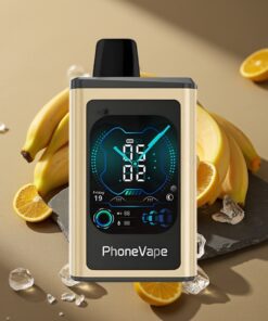 JNR PhoneVape 30000 puffs Wegwerp Vape Banaanijs Met Type-C Opladen & Turbo Modus