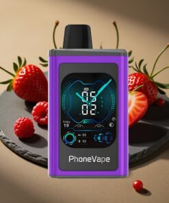 JNR PhoneVape 30000 puffs Wegwerp Vape Kers Aardbei Framboos Type-C Oplaadbaar