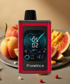JNR PhoneVape 30000 puffs Wegwerp Vape Perzik Mango Watermeloen met Turbo Modus en App Bediening