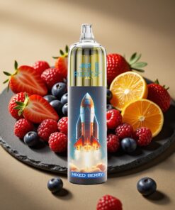 JNR Rocket-X 12400 Puffs Wegwerp Vape Gemengde Bessen met RGB verlichting & Type-C Opladen met Instelbare Luchtstroom & 25ml Vloeistof