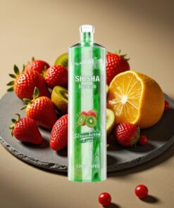 JNR Shisha Hookah 12000 Puffs Wegwerp Vape Aardbei Kiwi 24ml