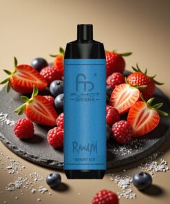 RandM Fumot Shisha 10000 Puffs Wegwerp Vape Bes IJs met LED & Type-C