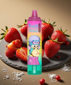 RandM Fumot Tornado 15000 Puffs Wegwerp Vape Aardbei IJs 25ml & Fumot RandM Tornado 15000 Puffs 25ml