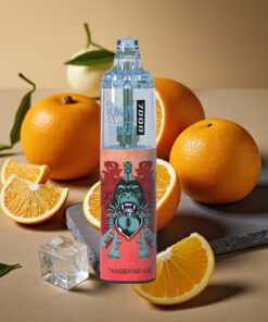 RandM Fumot Tornado 7000 Puffs Wegwerp Vape Tangerijn IJs & Fumot Tornado 7000 Wegwerp Vape 14ML Mesh Coil