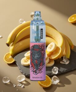 RandM Fumot Tornado 7000 Wegwerp Vape Banaanijs 14ML Mesh Coil