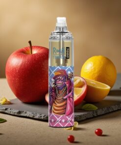 RandM Fumot Tornado 7000 Wegwerp Vape Rode Appel Citroen 14ML Mesh Coil