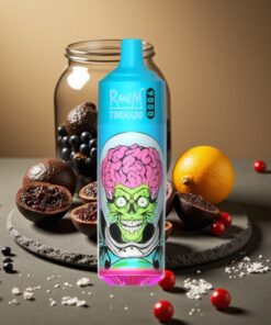 RandM Fumot Tornado 9000 Puffs Herbruikbare Wegwerp Vape Zwarte Draak IJs & RandM Tornado 9000 Puffs 18 mL Mesh Coil