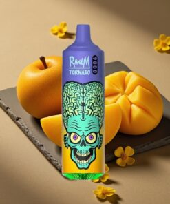 RandM Fumot Tornado 9000 Puffs Herlaadbare Wegwerp Vape Mango RandM Tornado 9000 Puffs 18 mL Mesh Coil