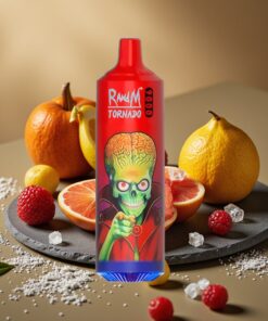 RandM Fumot Tornado 9000 Puffs Wegwerp Vape Frisse IJs & RandM Tornado 9000 Puffs - 18 mL Mesh Coil