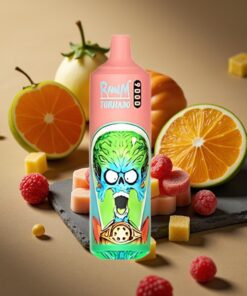 RandM Fumot Tornado 9000 Puffs Wegwerp Vape Gummy Beer (18 mL) RandM Tornado 9000 Puffs (RGB Display)