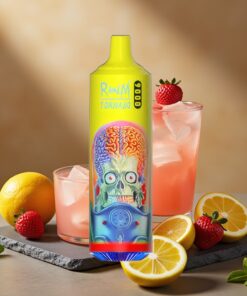 RandM Fumot Tornado 9000 Puffs Wegwerp Vape Roze Limonade 18 mL & RandM Tornado 9000 Puffs 850 mAh