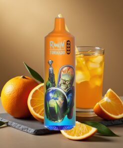 RandM Tornado 9000 Puffs Wegwerp Vape Oranje Frisdrank 18 mL Mesh Coil