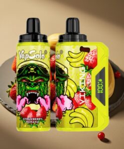 VapSolo VIKING 12000 Puffs Wegwerp Vape Aardbei Banaan 22ml