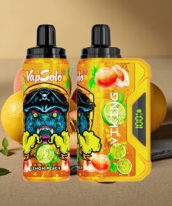 VapSolo VIKING 12000 Puffs Wegwerp Vape Citroen Perzik 22ml
