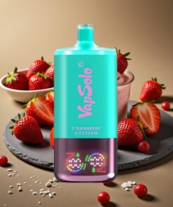 Vapsolo Triple 30000 Puffs Wegwerp Vape Aardbeienijs 40ml Type-C