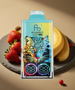 Fumot Leopard 40K Puffs Wegwerp Vape Aardbei-Banaan 5% Nicotine, 700mAh