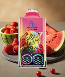 Fumot Leopard 40K Puffs Wegwerp Vape Aardbei Watermeloen 5% Nicotine & 700mAh