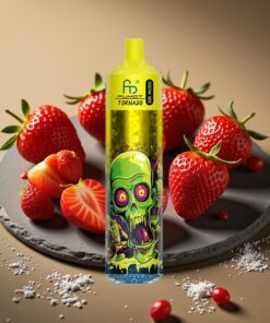 Fumot RandM Tornado 30000 Puffs Wegwerp Vape Aardbei IJs 30mL 5%