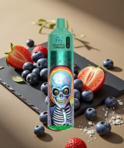 Fumot RandM Tornado 30000 Puffs Wegwerp Vape Blauwe Bes IJs met 30mL & 5% Nicotine