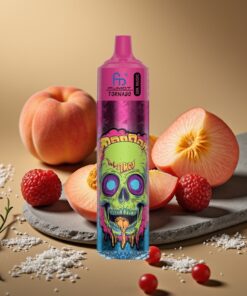 Fumot RandM Tornado 30000 Puffs Wegwerp Vape Perzik IJs 30mL 5%