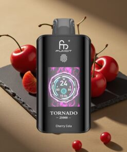 Fumot Tornado 25000 Puffs HD Scherm Wegwerp Vape Kersencola 20ml