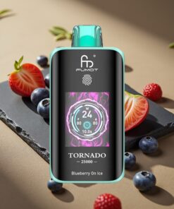 Fumot Tornado 25000 Puffs Wegwerp Vape Bosbes Op IJs met HD Scherm & Type-C