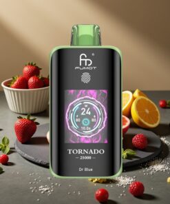 Fumot Tornado 25000 Puffs Wegwerp Vape Dr Blauw met HD Scherm & 700mAh Batterij
