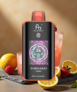 Fumot Tornado 25000 Puffs Wegwerp Vape Roze Limonade met 20ml & Type-C