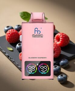 Fumot Tornado 35K Wegwerp Vape Blauwe Bes Framboos met Dual Mesh Coil & RGB Licht