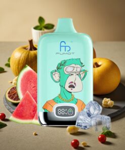 Fumot Tornado Digital Box 12000 Puffs Wegwerp Vape Koel Munt 20ml